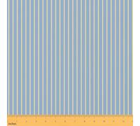richhome Blue Yellow Stripes Flannel Fabric Soft Striped Upholstery Fabric by The Yard for Sofa Chair Cushion Stripe Line Decor for DIY Sewing Craft Projects, Geometric L276xW160cm