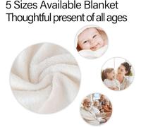 richhome Bow Fleece Throw Blanket Cute Bowknot Fuzzy Blanket Baby 30x40Inch Princess Ribbon Decor Flannel Blanket Plush Fuzzy Girls Kawaii Pale Pink