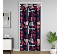 richhome Football City Door Curtain for Doorway Privacy Sports Rugby Gaming Closet Cover for Bedroom Living Room New England Room Divider Curtain 150x203cm Darkening Blackout Home Decor
