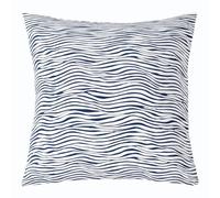 richhome Wave Stripes Throw Pillow Covers 1 Pcs Dark Blue Geometric Decorative Pillowcase Abstract Zebra Stripe Cushion Covers for Sofa Couch Bed Modern Art Cushion Case Luxury Home Decor 40x40cm