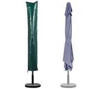 RICHIE Garden Parasol Covers Waterproof for Garden Patio Umbrella Cover Fits 2 to 3m Diameter Parasols Premium Polypropylene Fabric with Drawstring Cord at Bottom 160x24x24cm