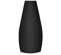 RICHIE Large Chiminea Cover Heavy Duty Rip Proof 600D Oxford Fabric Outdoor Garden Patio Heater Cover, Waterproof, Windproof, Anti-UV, (21x61x122cm)- Black