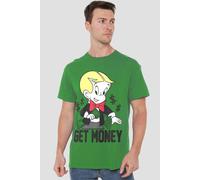 Richie Rich Get Money T-Shirt, Dark Green NBCU Dark Green XL