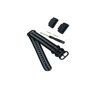 Richie strap]16mm Adapters Replacement Nylon Watch Band Strap for G-Shock MIL-Shock GA-110/100/150/200/300/400 GD-100//120 G-8900 GW-M5610 DW-6900 G-5600 GW-6900 DW-9052 GLS-8900 (Black Gray)
