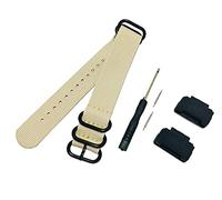 Richie strap]16mm Adapters Replacement Nylon Watch Band Strap for G-Shock MIL-Shock GA-110/100/150/200/300/400 GD-100//120 G-8900 GW-M5610 DW-6900 G-5600 GW-6900 DW-9052 GLS-8900 (Khaki)