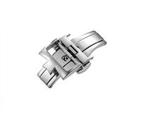 Richie strap]18mm/20mm 316L Stainless Steel Watch Band Strap Clasp Deployment Buckle Fits for Vacheron Constantin (20mm, Silver)
