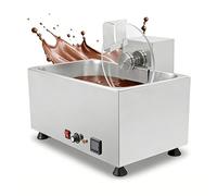 richigblosmum Chocolate Tempering Machine for Home & Commercial Use | 14L Capacity | Temp & Speed Control | Easy Clean Stainless Steel Design | Glossy Finish for Bars, Truffles, Bonbons