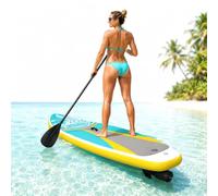 richigblosmum Inflatable SUP Paddle Board with Assisted Cruising for Lakes and Ocean 700W16A