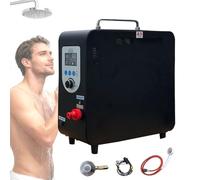 richigblosmum Portable Gas Water Heater, 12KW Instant Hot Water Shower for Camping, 3s Rapid Heating, 1.5H Runtime, Complete Kit for Outdoor Shower Washing Dish Pet Cleaning