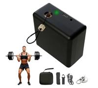 richigblosmum Smart Strength Training Device, VBT Tracker with Real-Time APP to Optimize Workout, Speed Tracker Gym for Barbell/Squat/High Jump/Long Jump Training