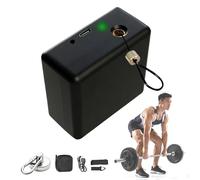 richigblosmum Velocity Based Training Device - Real-Time Tracker for Powerlifting, Jumps & Plyometrics with Linear Encoder, Tracks Real-Time Velocity, 1RM & Power