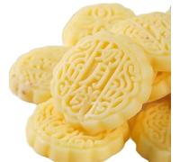 Richly creamy and moderately sweet mooncakes, a perfect breakfast choice, 10g/pack, classic Chinese flavor. (12packs)