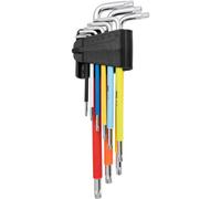 Richmann torx Security tamperproof Allen Key Set 9 pcs Magnetic, Long arm (C6602)