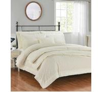 Rapport Home Richmond Ivory Bedspread Luxury Embroidered