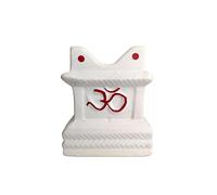 Richmond Bonsai Tulsi Planter - Handmade Hand painted Ceramic Pot (Matt White, Small)