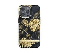 Richmond & Finch Compatible with iPhone 13 Pro Case, 6.1 Inch Golden Jungle Case, Complete Protective Mobile Phone Case navy blue