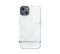 Richmond & Finch Phone Case Compatible with iPhone 13, White Marble Design, 6.1 Inches, Shockproof, Raised Edges, Fully Protective Phone Cover