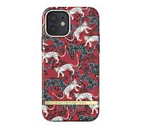 RICHMOND & FINCH Phone Case Compatible with iPhone 12, iPhone 12 Pro, Red Leopard Design, 6.1 Inches, Shockproof, Fully Protective Phone Cover