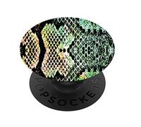 RICHMOND & FINCH PopSocket PopGrip, Universal Expanding Mobile Phone Stand and Grip for Phones and Tablets, Includes Swappable Top, Exotic Snake