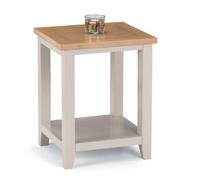 Richmond Grey Lamp Table with Shelf