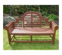 Richmond Hardwood Garden Bench Marlborough Lutyens Style 165cms FSC®-Certified