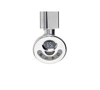 Richmond Radiators R3 Digital Thermostatic Electric Towel Rail Heating Element Chrome & White, Chrome, 900W