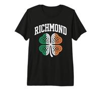 Richmond St Patricks Day Celtic Knot Shamrock Distressed Premium T-Shirt
