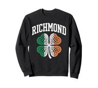 Richmond St Patricks day celtic knot shamrock distressed Sweatshirt