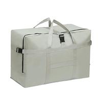 RichMoro Extra Large Storage Duffle Bag for Travel, Waterproof Carry on Weekend Overnight Storage Bag over Luggage for Airline, Travel, for Men And Women Camping,Moving,Hospital, 120L-Silver grey