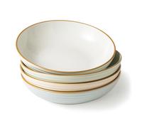 Richmount Jupiter Stoneware Pasta Bowls Set of 4, Salad/Cereal/Soup Bowl 22cm 887ml, Classic Bowl for All Pasta Dishes, Microwave and Dishwasher Safe, Serving Bowls Set of 4, Multi-Color