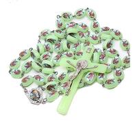 RICHRAIN Luminous Wall Rosary Beads Glow in the Dark, Catholic Large Rosary with Jesus Crucifix for Hanging Pray Rosaries (Angel)