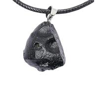 RICHRAIN Natural Indochinite Tektite Pendant Meteorite Impact Glass