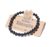 RICHRAIN Shungite Bracelet Emf Protection for Men and Women Natural Gem Crystal (6mm)