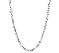 Richsteel - Cuban Chain for Men Women 3mm 6mm 9mm 12mm Size 35cm 75cm Silver/18K Gold/Black 316L Stainless Steel American Style Jewelry, 66CM, Stainless Steel, No stone