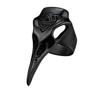 Richsteel Rings For Women Viking Jewellery Black Cool Thumb Ring Bird Skull Rings Men