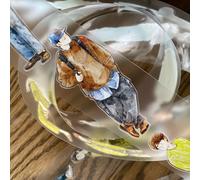 RICHTAPES DingDing Vol10-34 That Cute Guy,Matte PET Tape Pre-cut Washi Tape Stickers,1.97 INx10.94 YD,Original Vintage Design for Scrapbooks Supplies,Journaling,Junk Journal,Bullet Journals,Planners