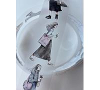 RICHTAPES Kaixiaoxun Vol8-3 Walked By,Pre-cut Matte PET Tape Stickers,1.77 IN x 5.47 YD,Original Design,for Scrapbook Supplies,Scrapbook Tape Stickers,Junk Journal Supplies,Bullet Journal Supplies