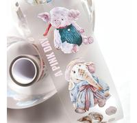 RICHTAPES SeaHorse Forest Vol3-A14 Doll,Original Design Matte PET Tape Stickers,for Scrapbook Supplies,Scrapbook Tape Stickers,Junk Journal Stickers,Masking Tape,Decorative Tape,Journaling Supplies