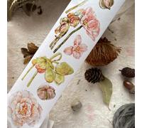 RICHTAPES SeaHorse Forest Vol4-A24 Fen Jiang,Original Design Washi Tape Stickers,for Scrapbook Supplies,Scrapbook Tape Stickers,Junk Journal Stickers,Masking Tape,Decorative Tape,Journaling Supplies