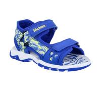 Richter Boy's Leon Sandal, Lagoon Grey N Yellow, 10 UK Child