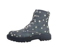 Richter Children's shoes, girls' lace-up boots, black, leisure, 6440 Vulcano, 1.5 UK