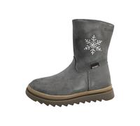 Richter Children's Shoes Girls Zip Winter Boots Grey Leisure, 6300 Ash, 9 UK