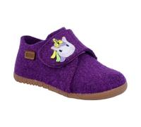 Richter Kinderschuhe Girls' Filzi slippers, plum, 9 UK