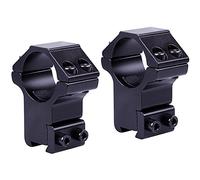 Richter Optik 2 Piece Mount 1" Tube High 11mm 3/8 Dovetail Air Rifle Scope Clamp