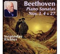 Sviatoslav Richter – Beethoven: Piano Sonatas Nos. 3, 4 & 27 – Alto