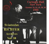 Richter - Sviatoslav Richter Archives Vol. 10: Carnegie Hall 1960