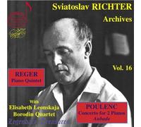 Richter - Sviatoslav Richter Archives Vol. 16: Poulenc, Reger, Live performances