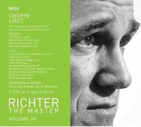 Richter the Master, Vol. 10: Chopin & Liszt Recital by Sviatoslav Richter (2008) Audio CD