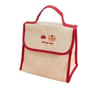 RICHTRUE Kawaii Lunch Bag for Girls Lunch Box Insulated Cute Lunch Bags for Women Insulated Lunch Box for Kids (Cherry-Flip)