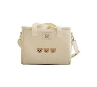 RICHTRUE Kawaii Lunch Bag for Girls Lunch Box Insulated Cute Lunch Bags for Women Insulated Lunch Box for Kids (Beige)